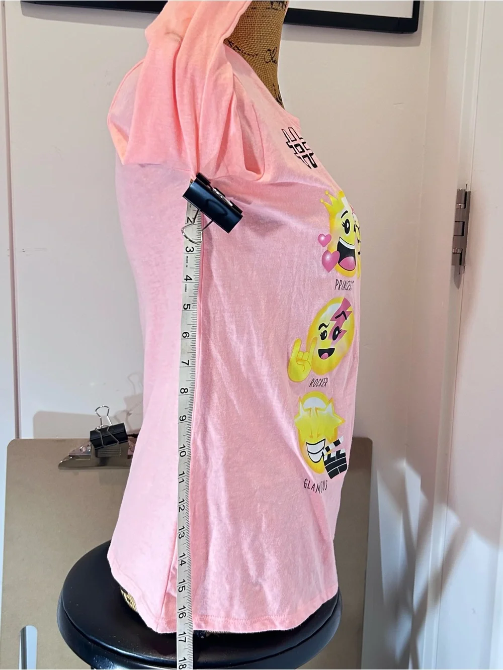 The Children's Place Pink #OOTD Emoji Long Sleeve Tee